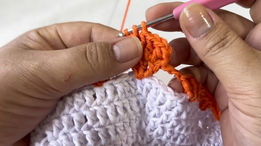 Crochet Carrot Charger Plate Pattern 5