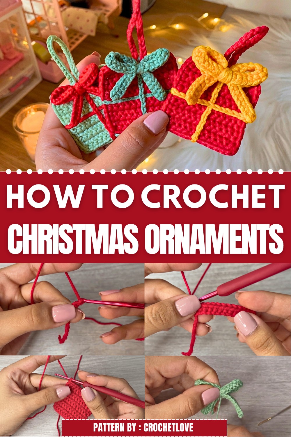 Crochet Christmas Ornaments Pattern