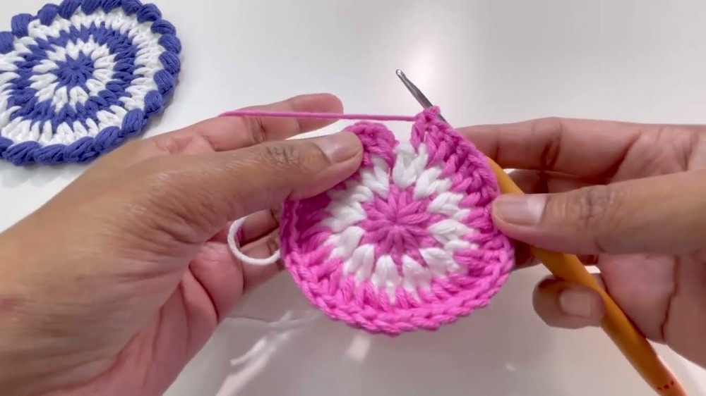 Crochet Coffee Coaster Pattern 3