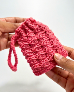 Crochet Drawstring Mini Pouch Pattern 5