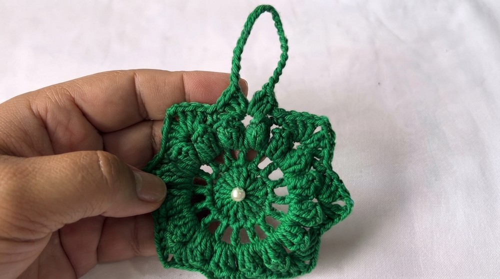 Crochet Flower SOAP Holder Pattern 4