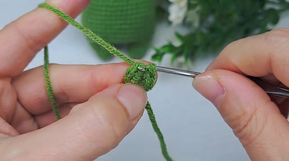 Crochet Green Monster Pattern 1