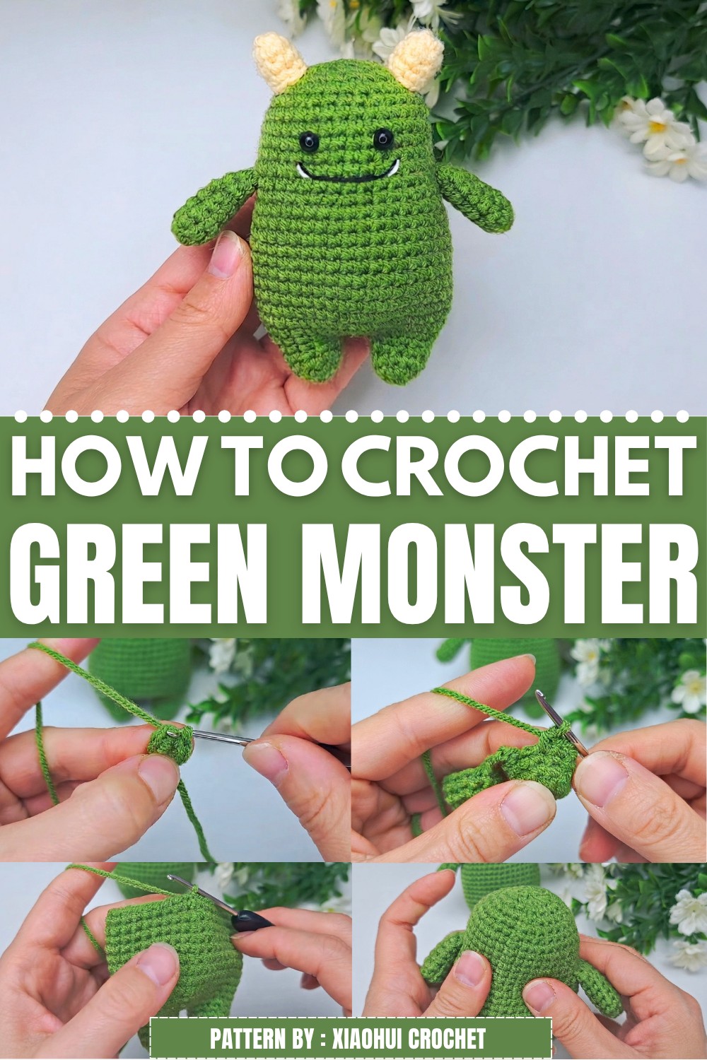 Crochet Green Monster Pattern
