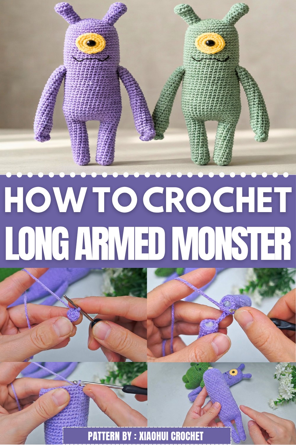 Crochet Long Armed Monster Pattern
