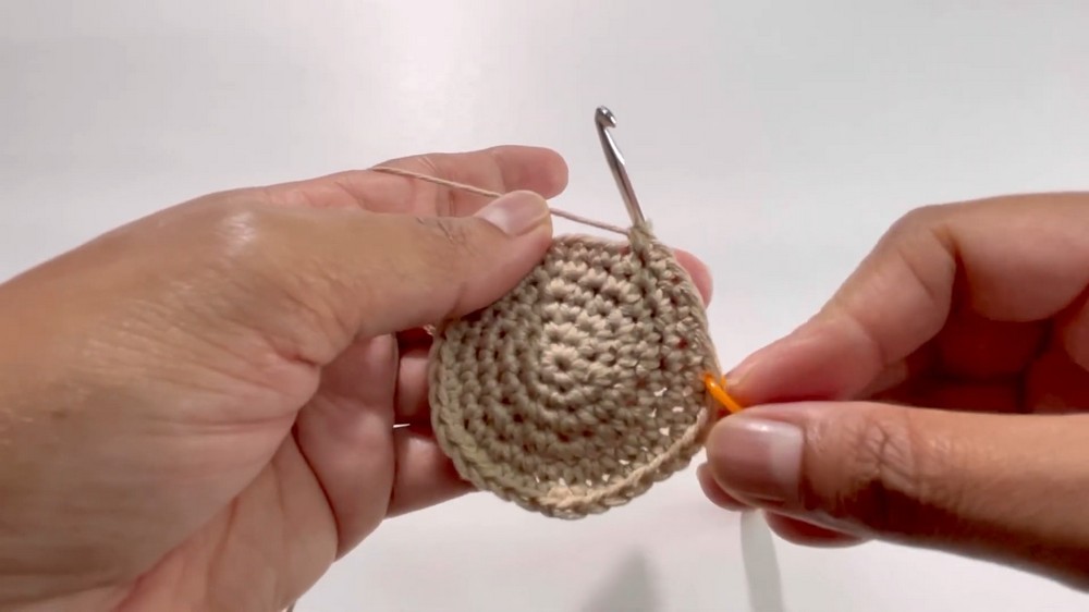 Crochet Net Drawstring Bag Pattern 2