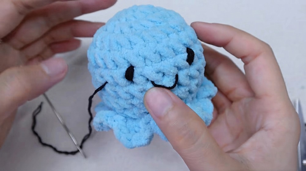 Crochet No-Sew Octopus Pattern 5