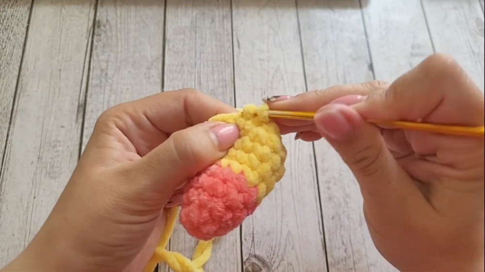 Crochet Parrot Keychain Pattern 3 a
