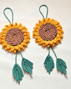 Crochet Sunflower Mini Bag Pattern 7