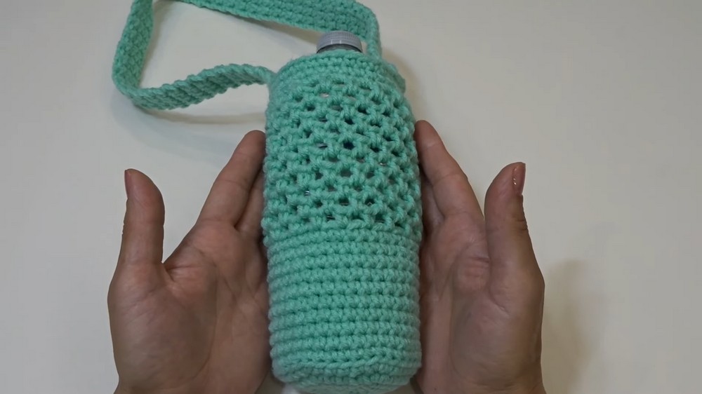 Crochet Water Bottle Holder Pattern 6