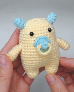 Cute Crochet Monster Baby Pattern 6