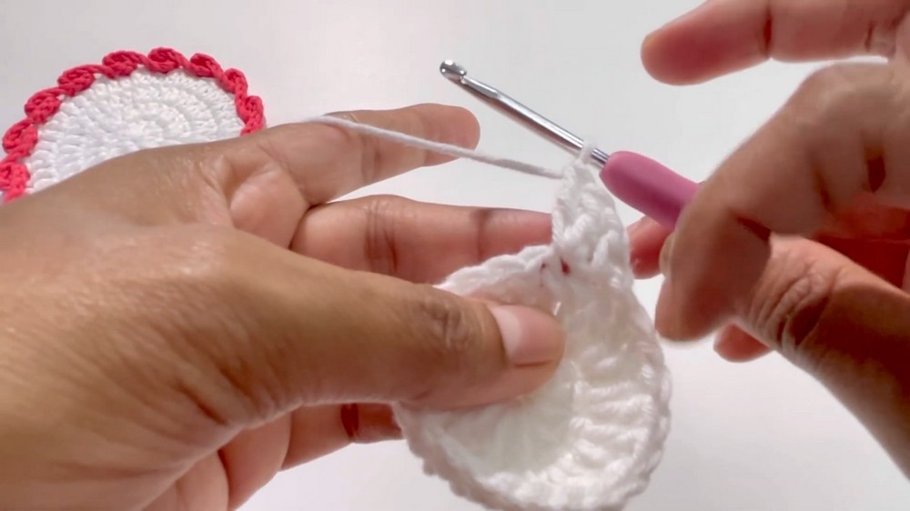 Easy Crochet Coffee Coaster Pattern 3