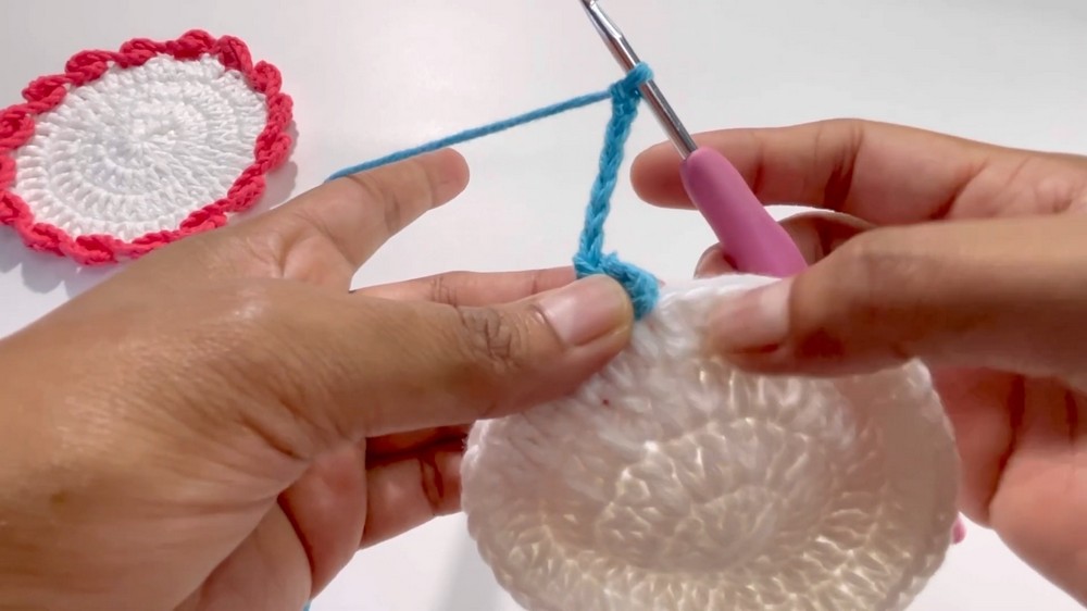Easy Crochet Coffee Coaster Pattern 5