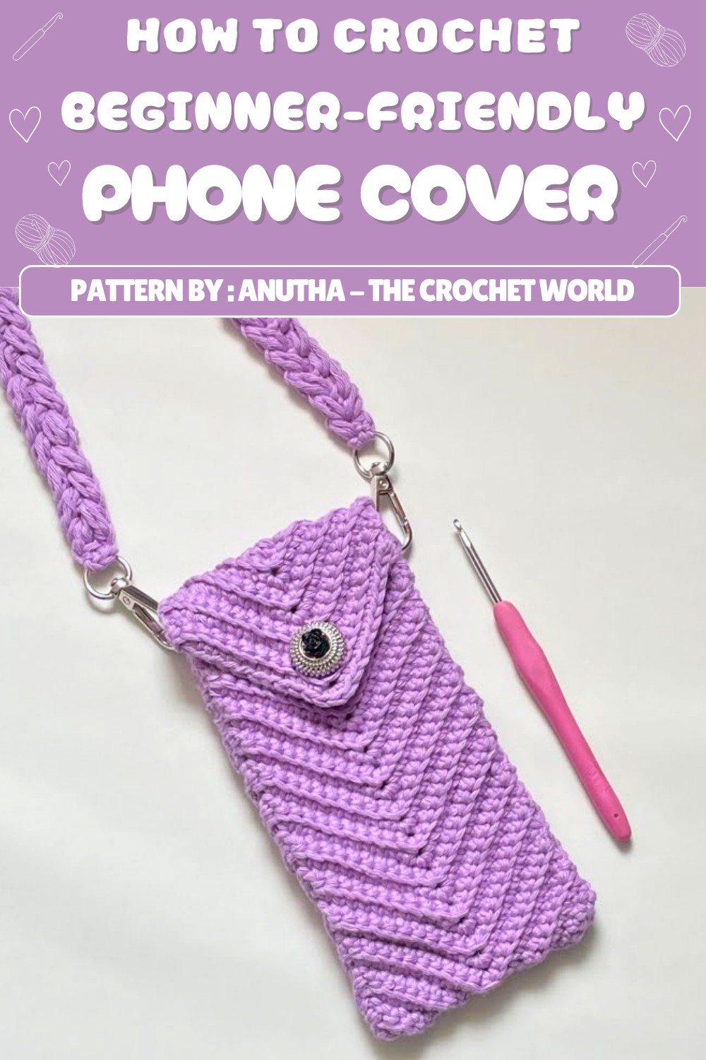 Easy Crochet Phone Cover Pattern (1)