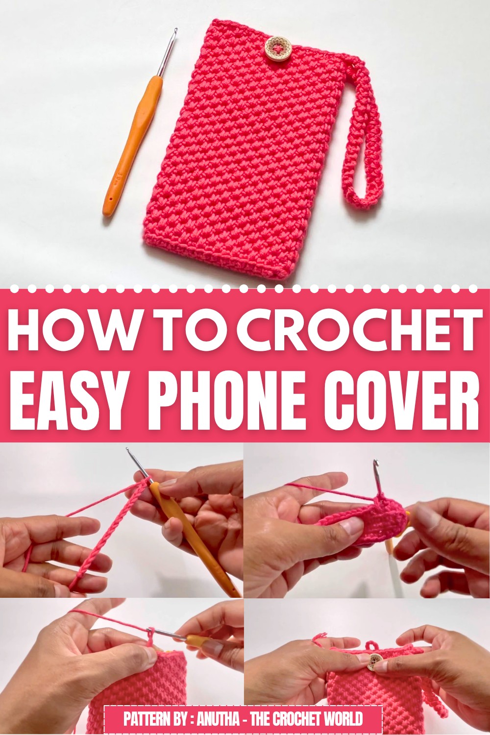 Easy Crochet Phone Cover Pattern