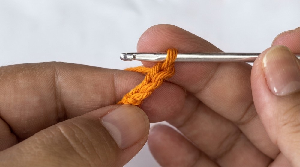 Easy Crochet Pumpkin Doorstop Pattern 1
