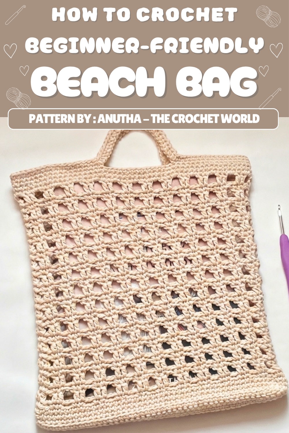 Free Crochet Beach Bag Pattern