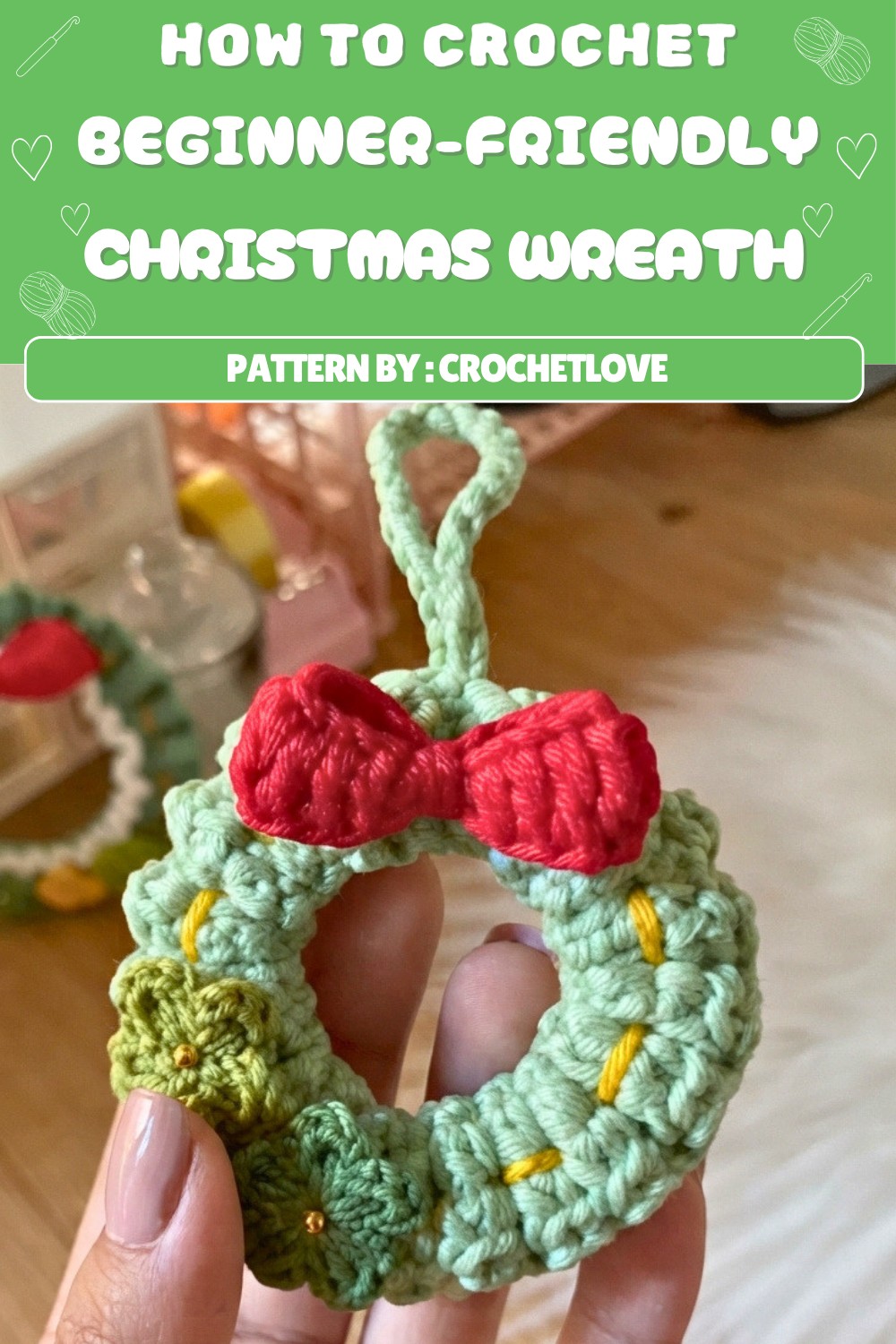 Free Crochet Christmas Wreath Pattern