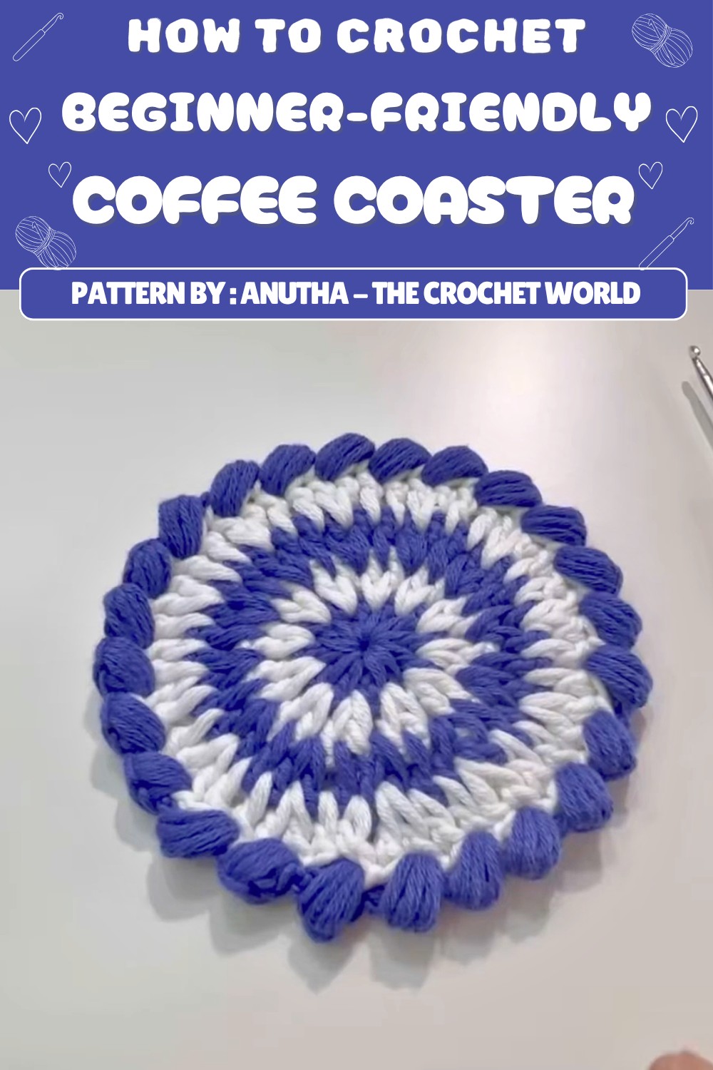 Free Crochet Coffee Coaster Pattern