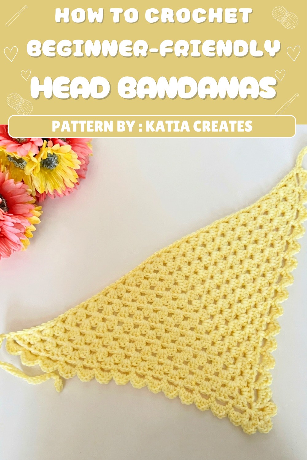 Free Crochet Head Bandanas Pattern