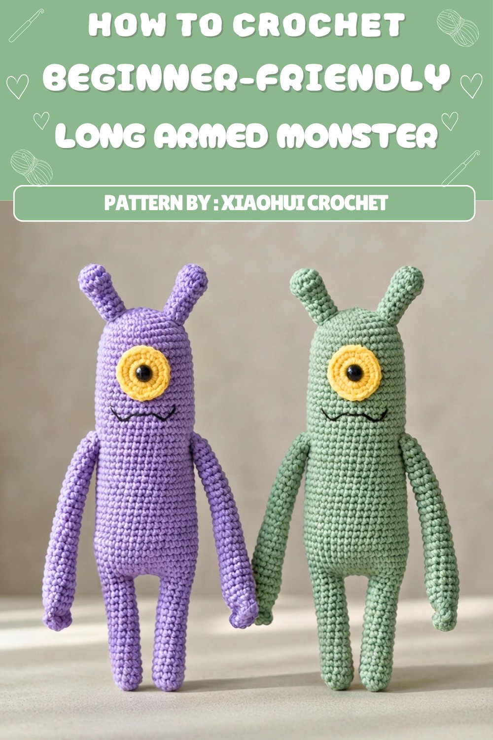 Free Crochet Long Armed Monster Pattern