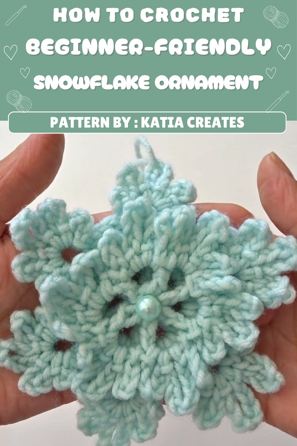 Free Crochet Snowflake Ornament Pattern