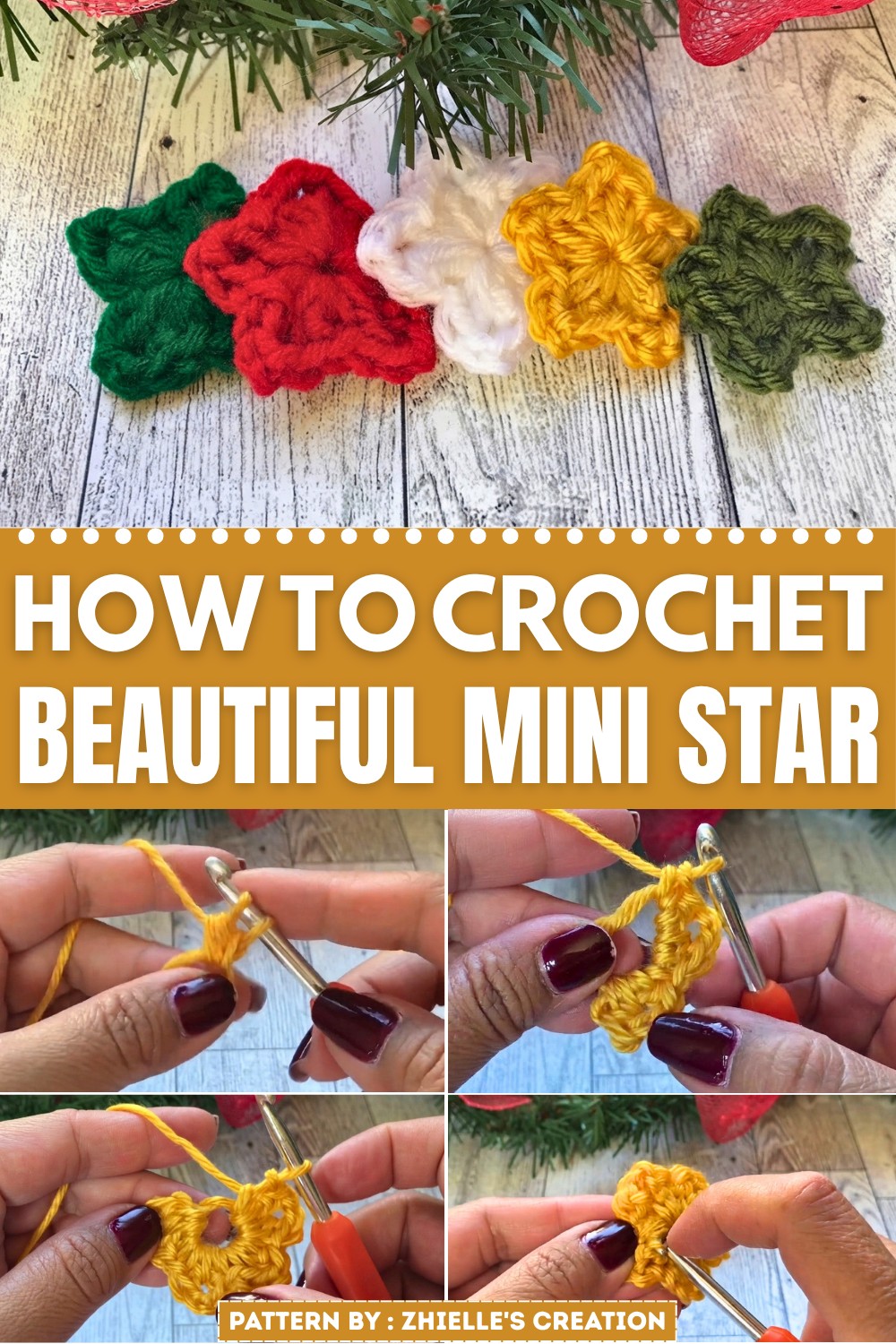 Beautiful Crochet Mini Star Pattern