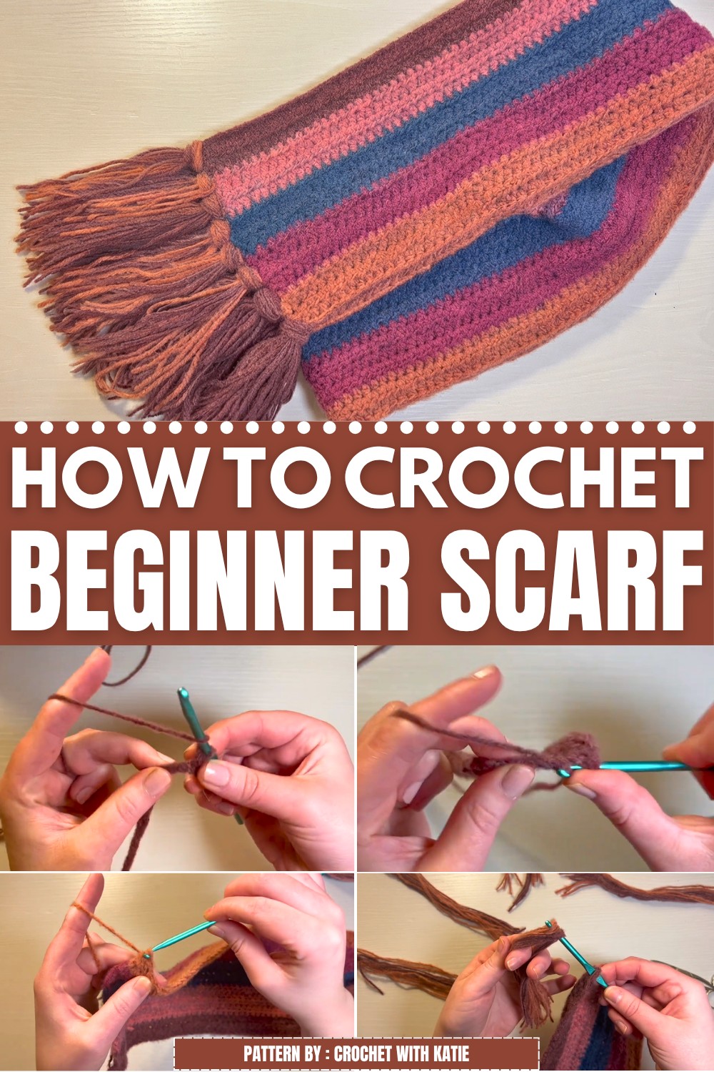 Beginner Crochet Scarf Pattern