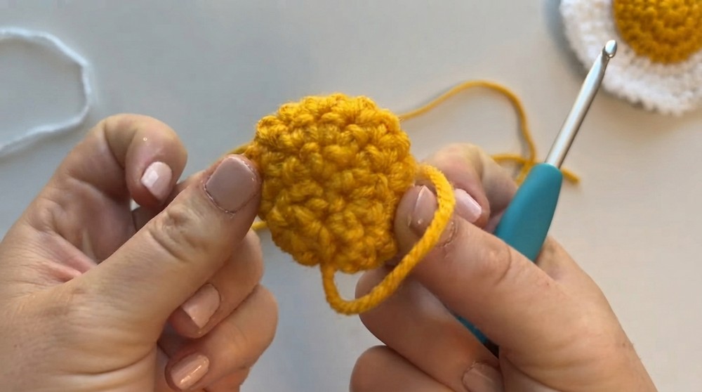 Crochet Amigurumi Fried Egg Pattern 2