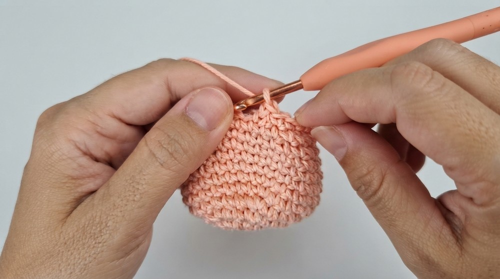 Crochet Amigurumi Pig Keychain Pattern 3