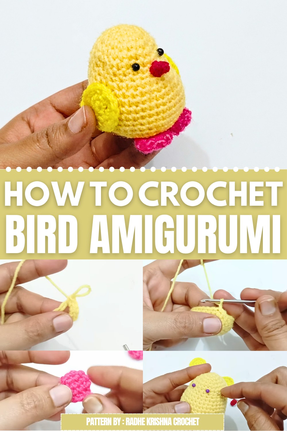 Crochet Bird Amigurumi Pattern
