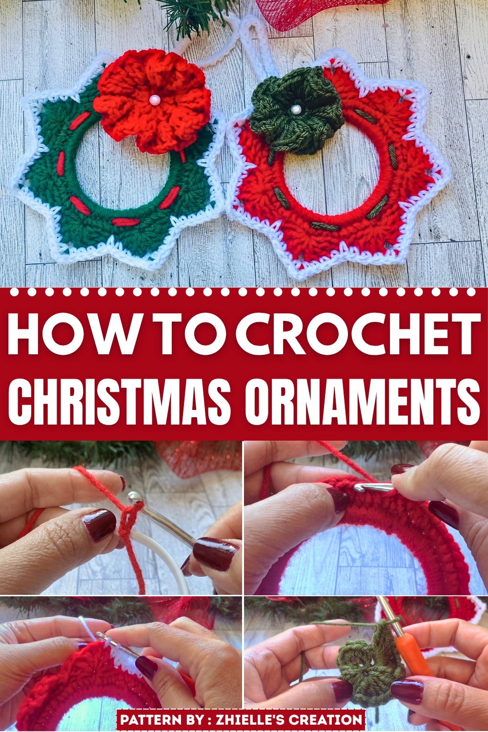 Crochet Christmas Ornaments Pattern