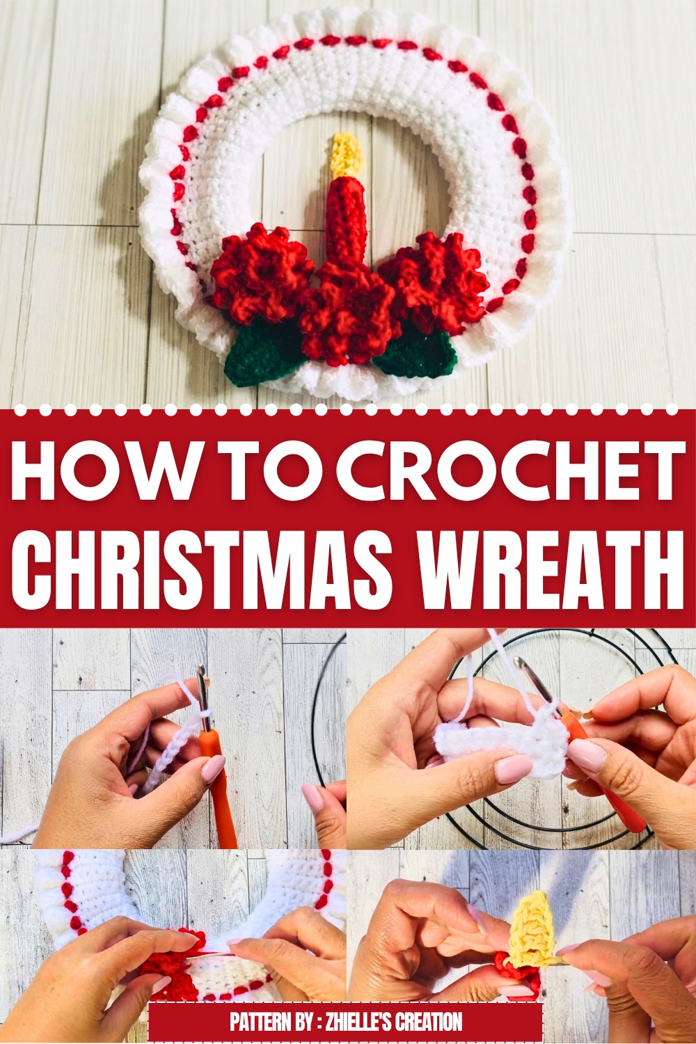 Crochet Christmas Wreath Pattern