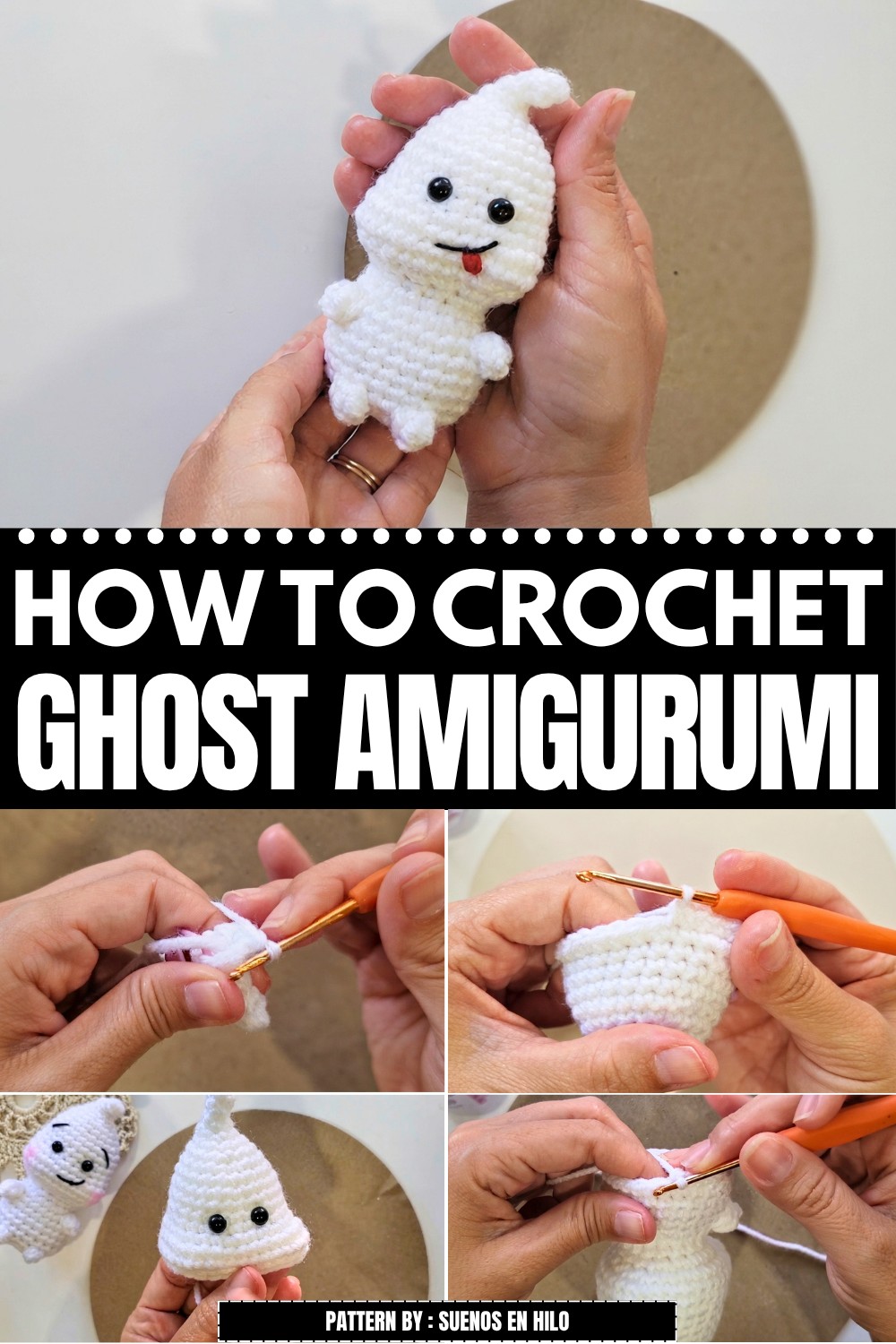 Crochet Ghost Amigurumi Pattern