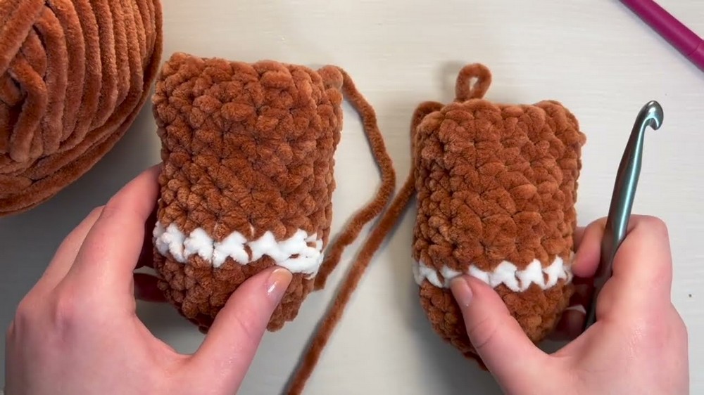 Crochet Gingerbread Boy Plushie Pattern 3