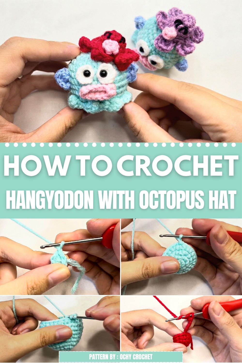 Crochet Hangyodon With Octopus Hat Pattern