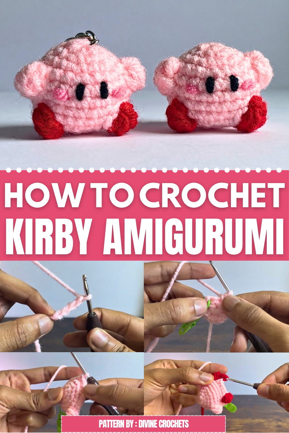 Crochet Kirby Amigurumi Pattern