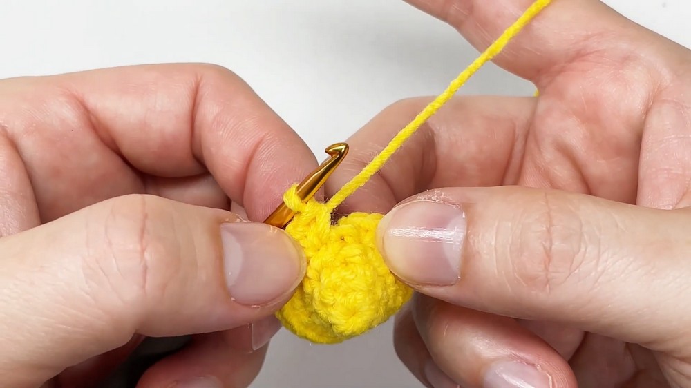 Crochet Lemon Doll Keychain Pattern 2