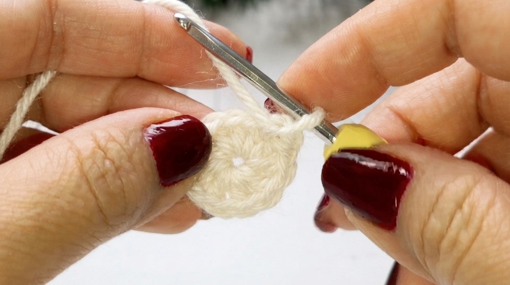 Crochet Mini Christmas Stocking Pattern 1
