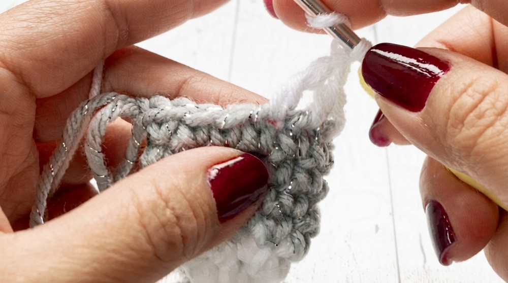 Crochet Mini Christmas Stocking Pattern 3