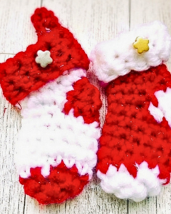 Crochet Mini Christmas Stocking Pattern 6