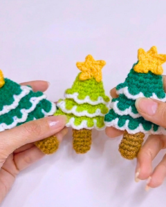 Crochet Mini Christmas Tree Pattern 6