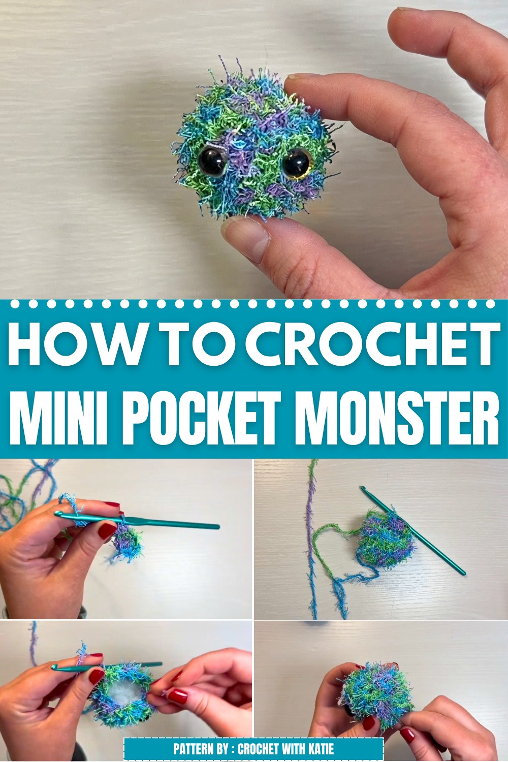 Crochet Mini Pocket Monster Pattern