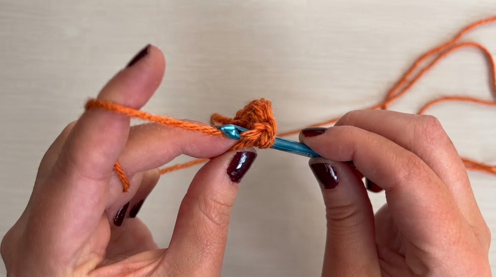 Crochet Mini Pumpkin Applique Pattern 1