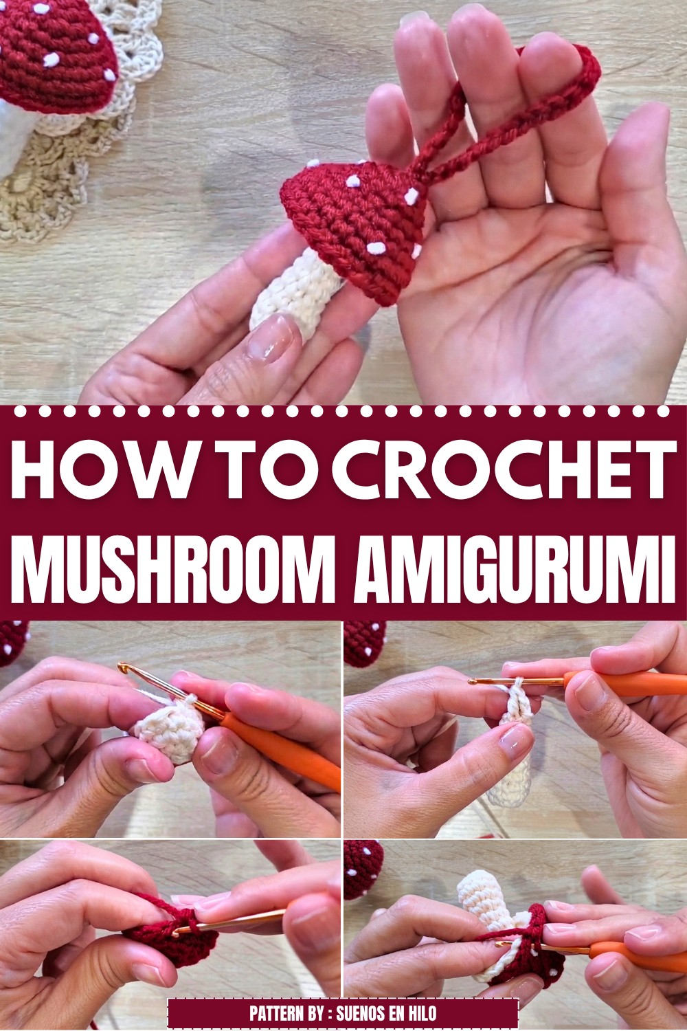 Crochet Mushroom Amigurumi Pattern
