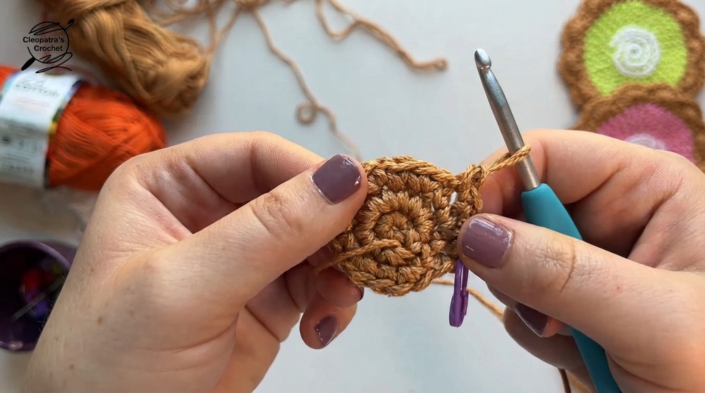 Crochet Pumpkin Cream Pie Pattern 2