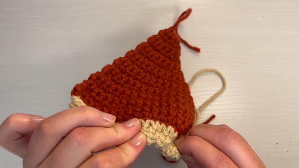 Crochet Pumpkin Pie Coaster Pattern 6