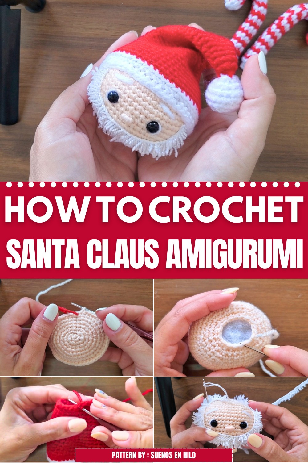 Crochet Santa Claus Amigurumi Pattern