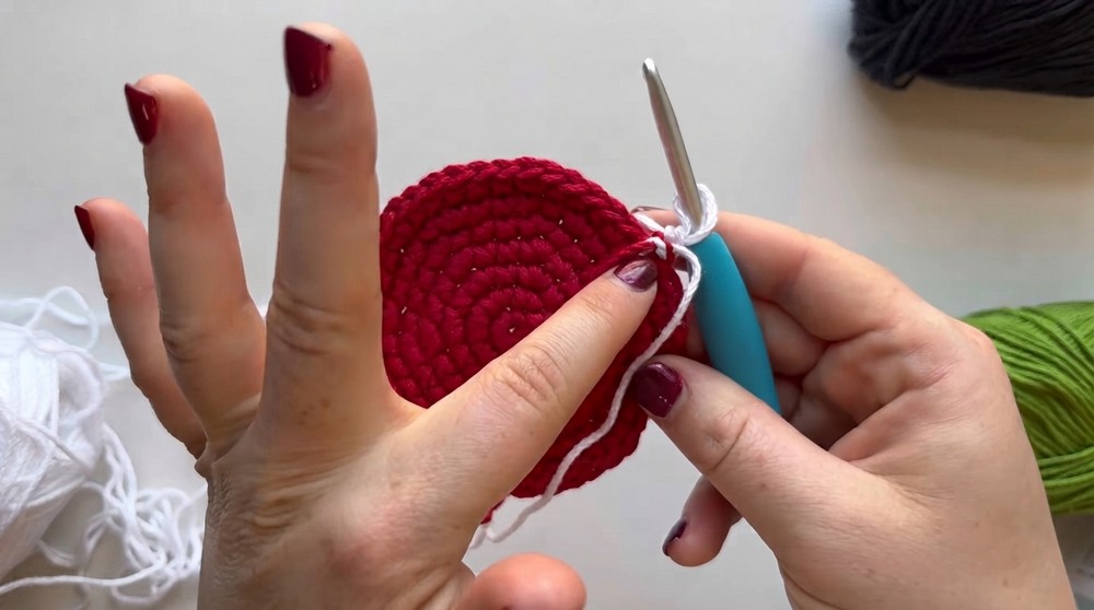 Crochet Watermelon Hot Pad Pattern 3