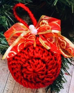 Cute Crochet Christmas Ball Pattern 7