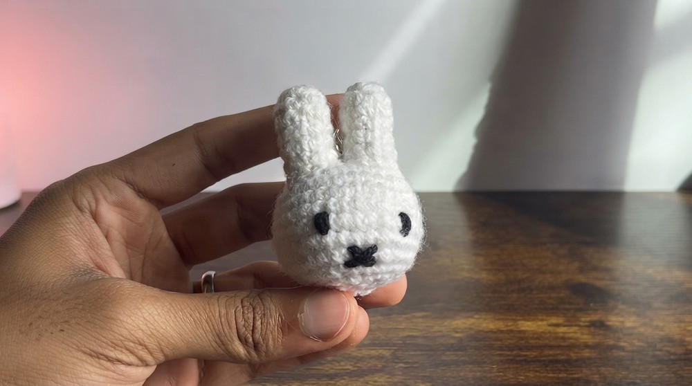 Cute Crochet Miffy Keychain Pattern 5